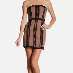 Free People Striped Body-con Minidress Sz, 8